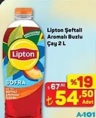 LİPTON ŞEFTALİ AROMALI BUZLU ÇAY 2 L fiyat ve kampanya bilgisi
